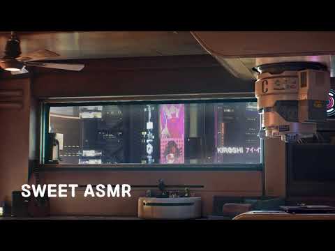 Cyberpunk ASMR | Afternoon Future City Ambience
