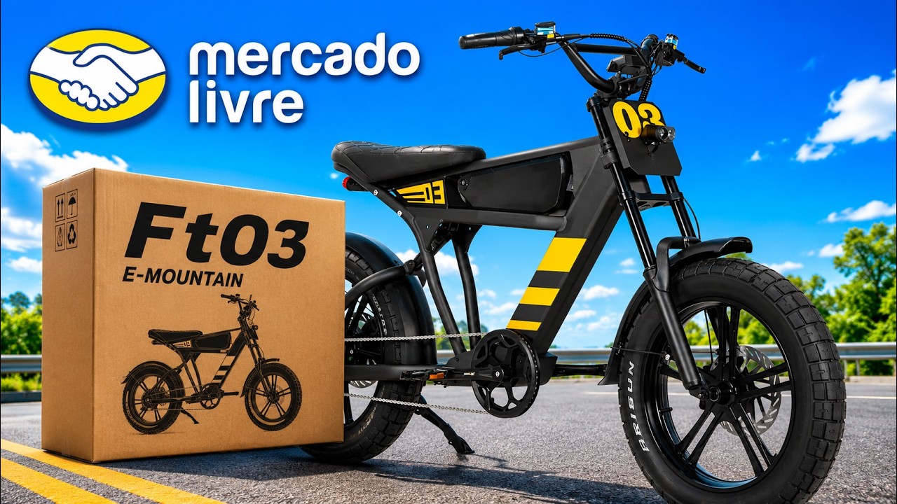Esqueça a CNH! Bicicleta Elétrica FT03 1000W Vale a Pena ou é Cilada? Review Sincero! 🛑🔋