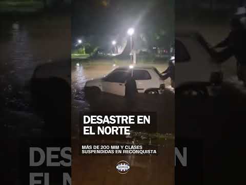 🚨 URGENTE: CAOS EN EL NORTE SANTAFESINO POR EL TEMPORAL ⛈️🌊