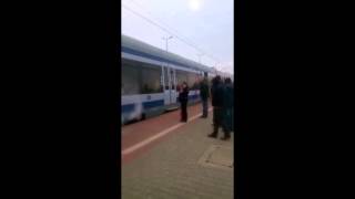 preview picture of video 'Awaria pociągu na dworcu PKP Pionki Zachodnie - 21.02.2015r.'