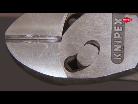 Didelės svertinės jėgos kirpimo replės KNIPEX 7372 video