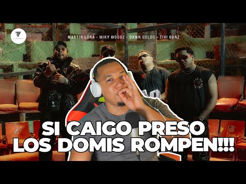 Miky Woodz, Tivi Gunz, Damn Goldo & Martin Lora - Si Caigo Preso (Video Reaccion)