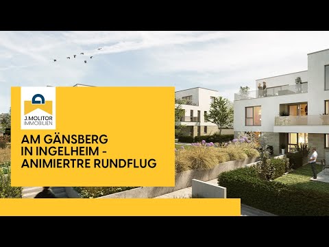 Animierter Rundflug: Am Gänsberg in Ingelheim | Molitor Immobilien