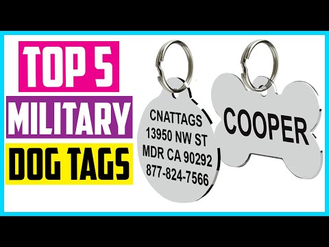 ✅ Top 5 Best Military Dog Tags In 2024