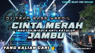 Download lagu DJ CINTA MERAH JAMBU NROTOK BASS MBEDIL 😈VIRAL TIKTOK!!! ( Cinta Lahir Batin ) mp3