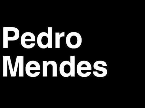 How to Pronounce Pedro Mendes Real Madrid CF Football Goal Penalty Kick Yellow Red Card Injury