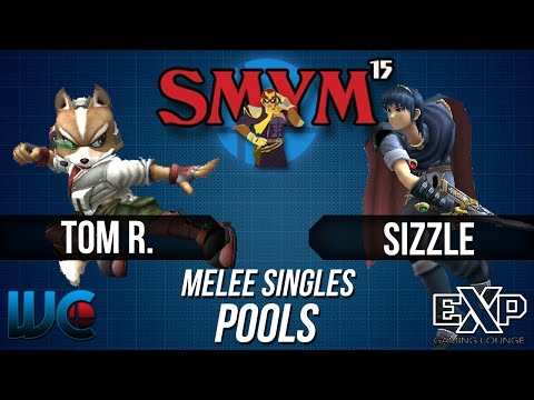 SMYM 15 - Sizzle (Marth) vs. Tom R. (Fox/Falcon) Melee Pools