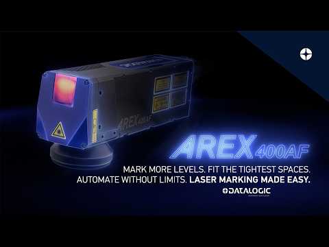 Datalogic AREX400 AF | Easy multi-level marking. Fit the tightest spaces. Automate without limits.