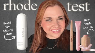 NEW Rhode Glazing Mist and Rhode SPRINKLE Pocket Blush!!  Skincare and Makeup Review and Demo!