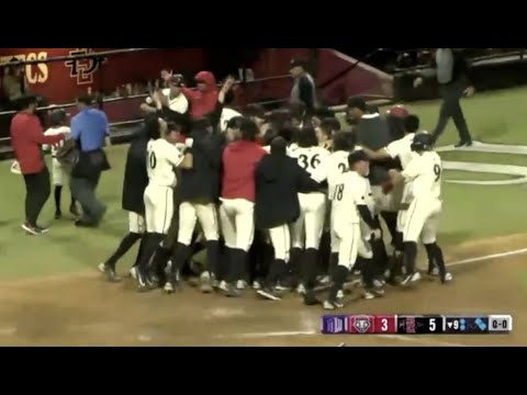 SDSU BASEBALL: AZTECS 5, NEW MEXICO 3 (SDSU CLINCHES SPOT IN MW CHAMPIONSHIP)