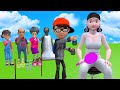 Scary Teacher 3D Vs Squid Game Long String Earring Nice Or Error Queen Squid Girl 5 Times Challenge