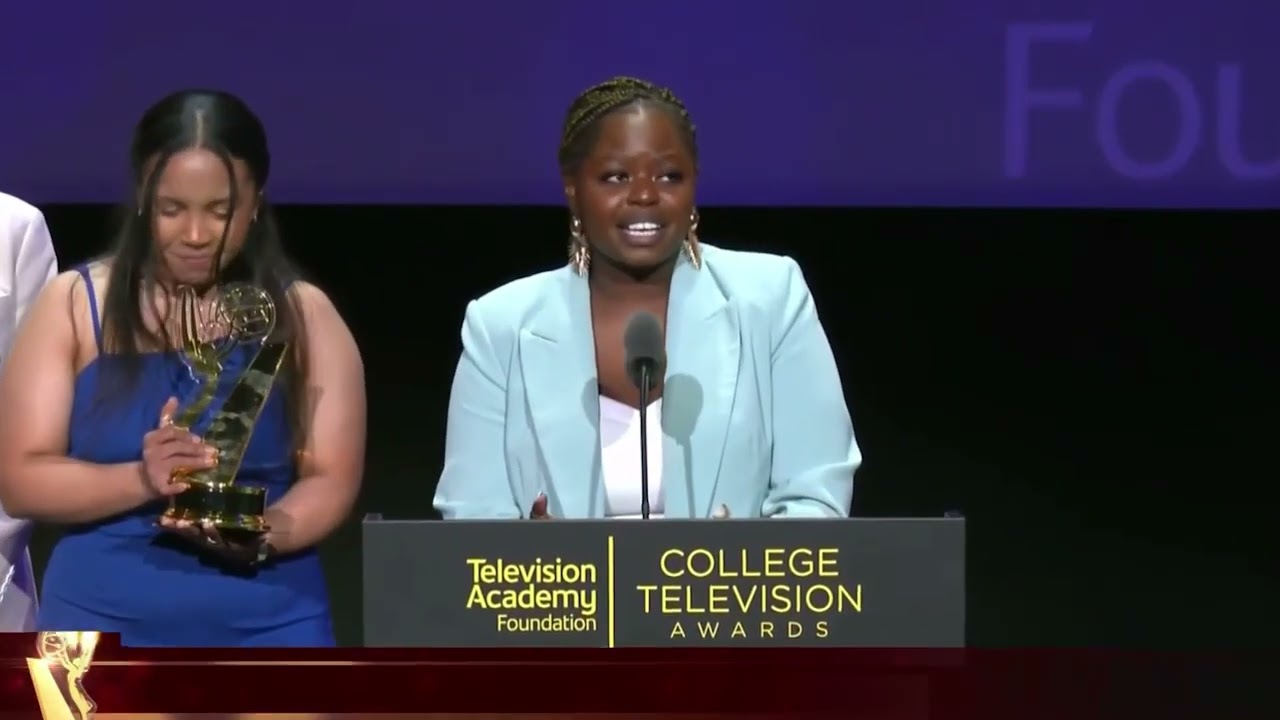 A team of 14 School of Communication and Media students won two 2023 College Television Awards.
