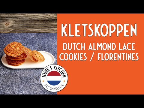 How to Make Kletskoppen: Dutch Almond Lace Cookies / Florentines