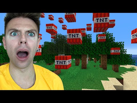 Minecraft, men det regner med TNT