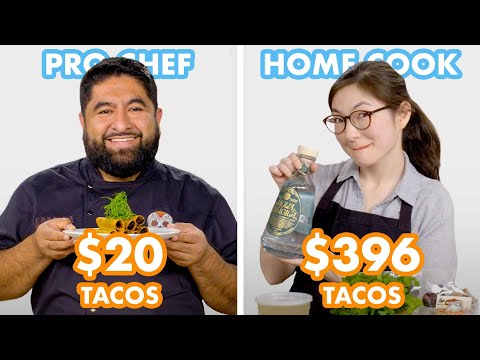 $396 vs $20 Tacos: Pro Chef & Home Cook Swap Ingredients | Epicurious