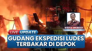 "Kembang Api" di Langit Depok Ternyata Kebakaran Gudang Ekspedisi, Saksi Duga Dipicu Paket Petasan