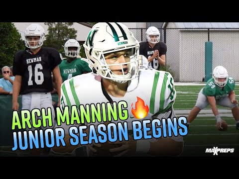 Arch Manning's Brother Heid Is Now Snapping Him The Ball In Games