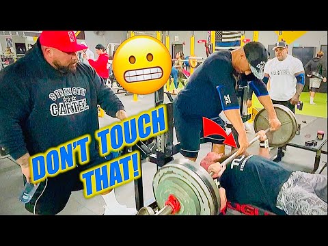BENCH PRESS CHALLENGE WITH BIG BOY & THE STRENGTH CARTEL!