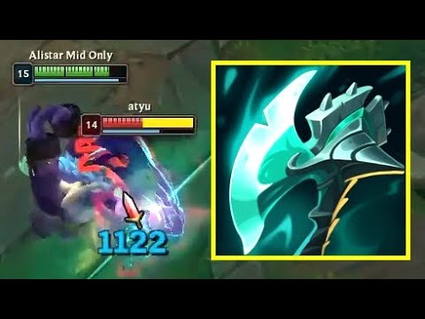 Alistar killing 2000 HP Xayah in 1 second.