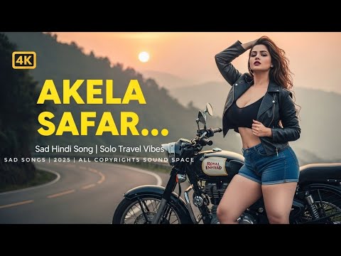 Akela Safar 🛣️ | Heart-Touching Sad Hindi Song | Solo Travel Vibe | Original Emotional Song 2025