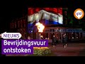 Ontsteken van het bevrijdingsvuur in Wageningen