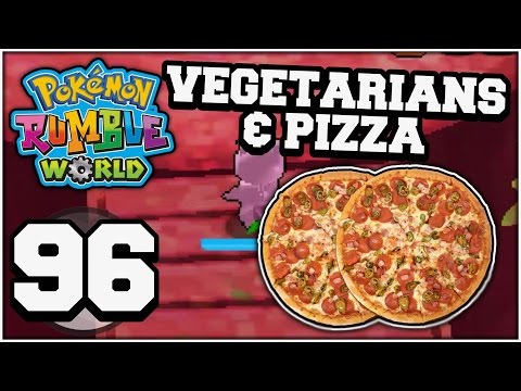 Pokemon Rumble World - Part 96: Vegetarians & Pizza (Nintendo 3DS Playthrough)
