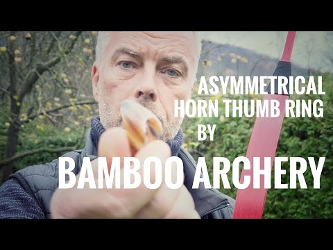 Asymmetrical Horn Thumb Ring by Bamboo Archery Malaysia - Review