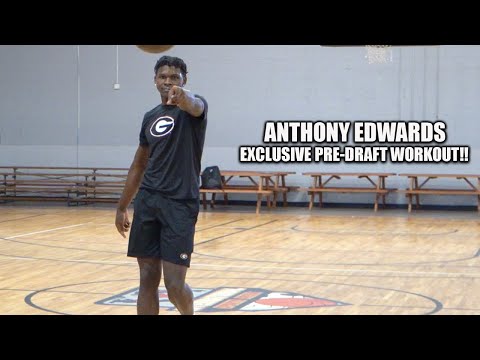 Anthony Edwards THROWBACK EXCLUSIVE PRE-DRAFT WORKOUT!!