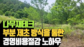 부분 제초 방식을 통한 나무재테크 경영비용절감 노하우 | 나무대장