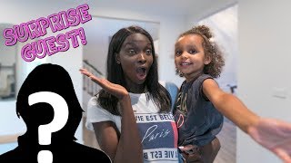 WE GOT A SURPRISE GUEST FOR THE HOLIDAYS!