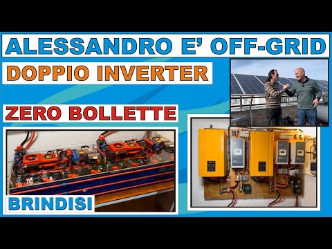 OFF-GRID DOPPIO INVERTER E DOPPIE BATTERIE #fotovoltaico #faidate