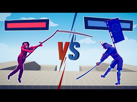 1V1 1X SAMURAI VS ALL UNITS PART 1 | TABS | Totally Accurate Battle Simulator