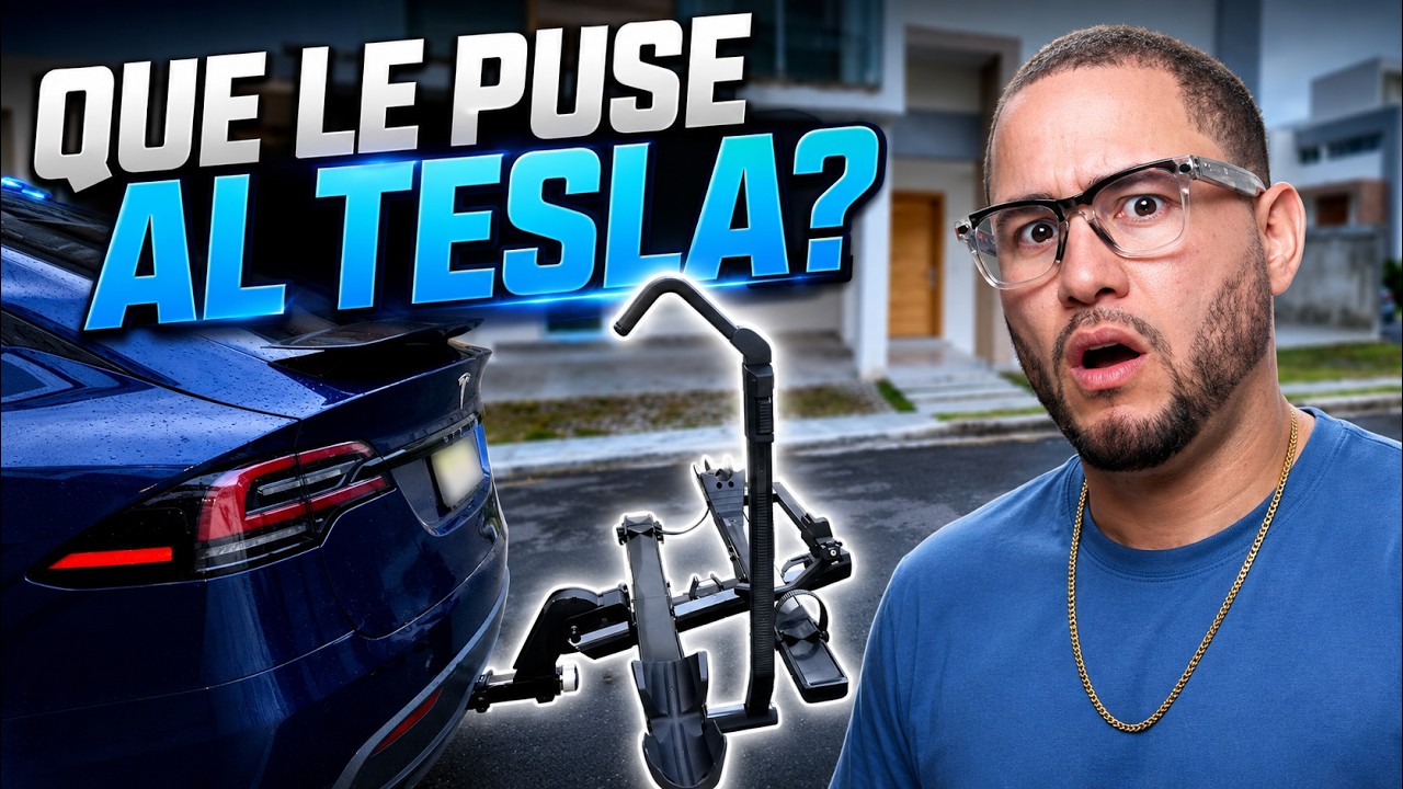 PARA QUE LE PUSE SOPORTE DE BICICLETA AL TESLA?