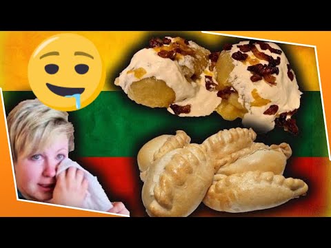 We tried the Lithuanian National Dish - CEPELINAI & KIBINAI recipes + NATURAL PAINT FOR EGGS