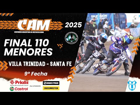 110cc Menores - FINAL COMPLETA - 9a Fecha CAM Villa Trinidad 2025