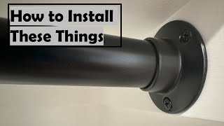 How to Install Home Depot Closet Rods | Easy Steel Closet Rod Installation