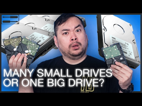 Should you use multiple hard drives, or 1 BIG one?