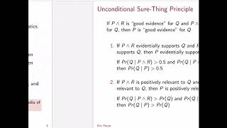 Week 11, lecture 3 - sure-thing principle, part 2