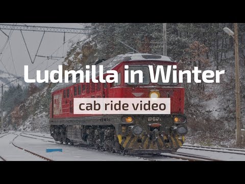 Winter Cab Ride -21°C ❄️😱 BDZ Ludmilla 07 047 Stanyantsi - Kalotina 🛤️ Bulgarian Railways