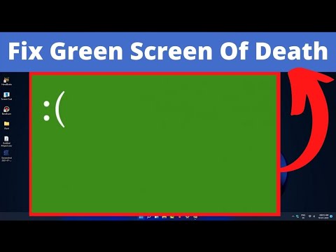 How to Fix Windows 11 Green Screen Of Death (GSOD) Error