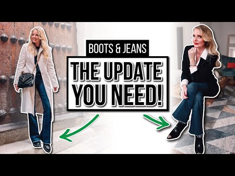How to Wear Boots With The Hottest Jean Trends of...