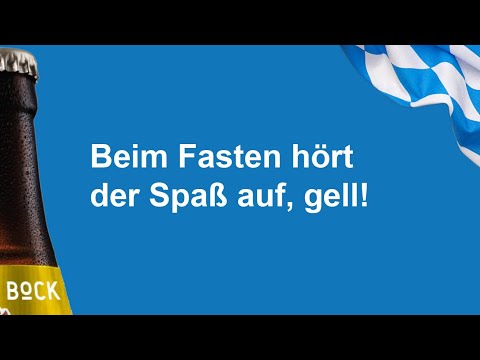 Beim Fastenbier hört der Spaß auf - oder er geht los