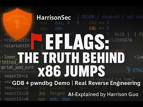 How x86 Jumps REALLY Work: EFLAGS Truth with GDB + pwndbg