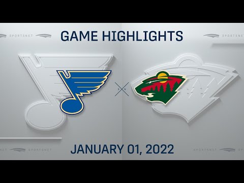 NHL Highlights | Blues vs. Wild - Jan 1, 2022