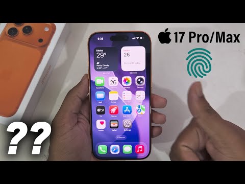 Does iPhone 17 Pro / 17 Pro Max Have Fingerprint?