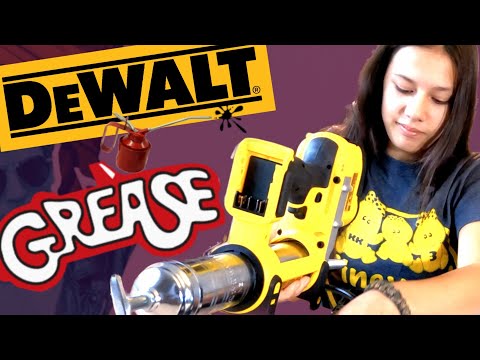 How to Use DeWALT 20V Max Cordless Grease Gun & Tool Review  / GREASE PARODY SONG
