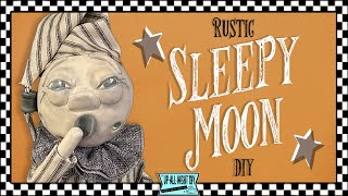 Vintage Sleepy Halloween Moon DIY / It's Always Halloween