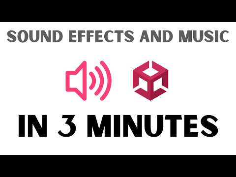 EASILY Add Audio in Unity 2024 for Beginners | Learning Game Dev For Beginners