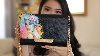 Painting on a Luxury Leather Handbag