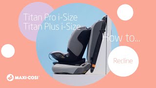 How to recline